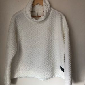 Calvin Klein Cropped Performance Sweater- M